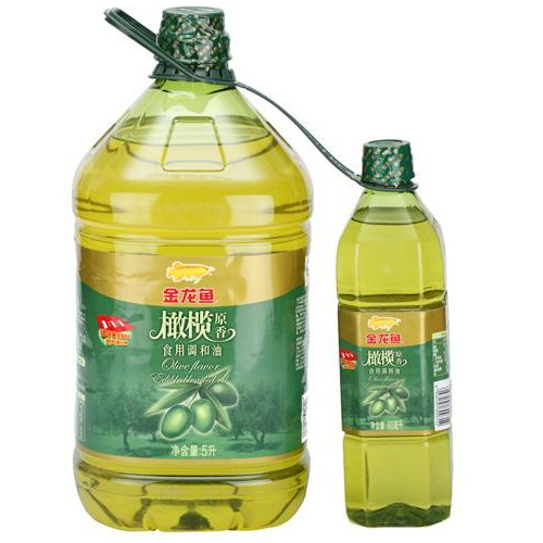金龙鱼橄榄原香型食用调和油4*（5L+700ML）/4*（5L+900ML）
