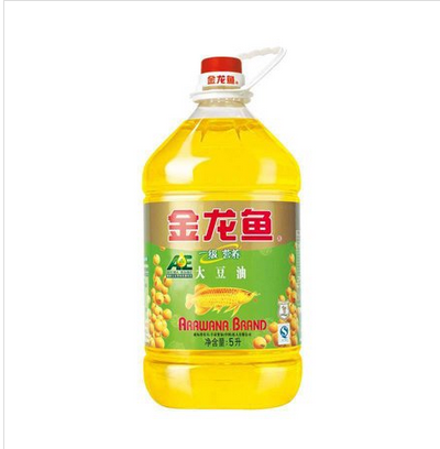 金龙鱼纯香维生素A营养强化大豆油（非转）4*5L